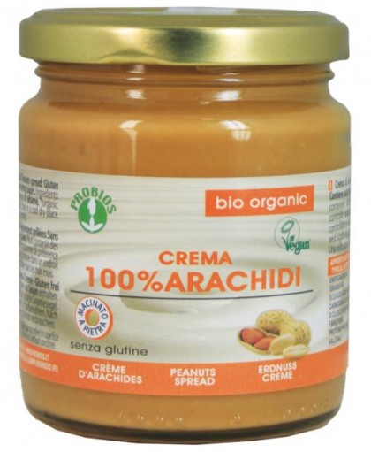 Probios Crema di Arachidi Biologica e Senza Glutine