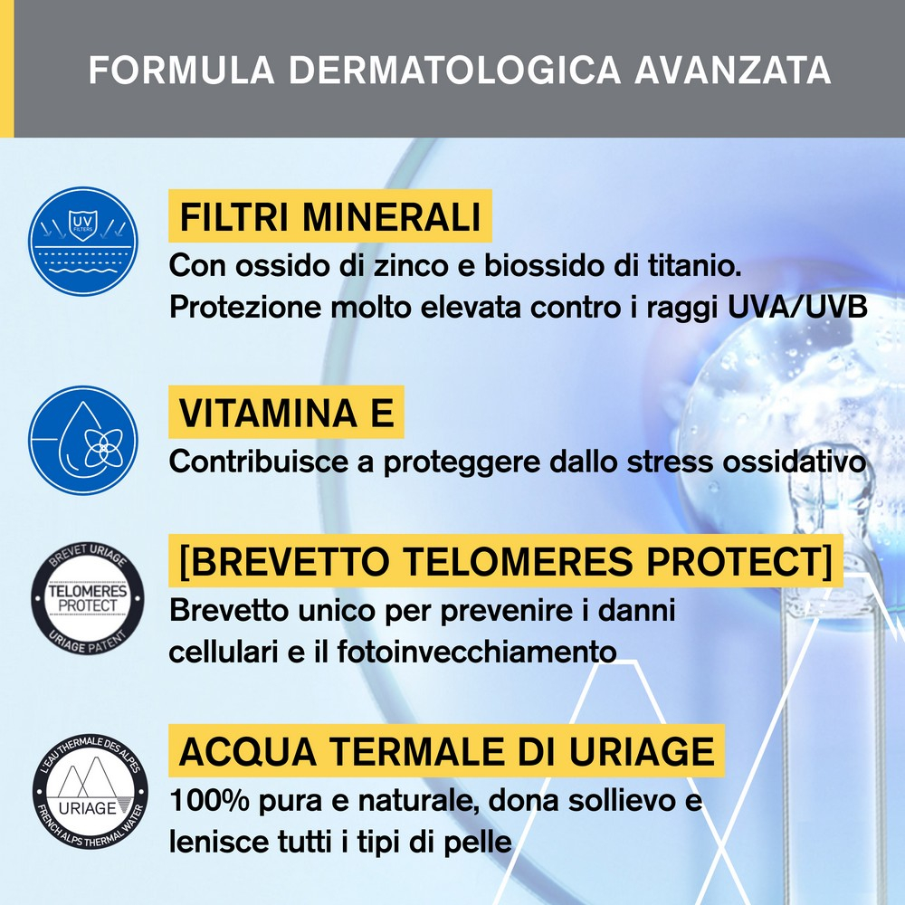 Uriage Bariesun Crema minerale SPF50+ 100mL