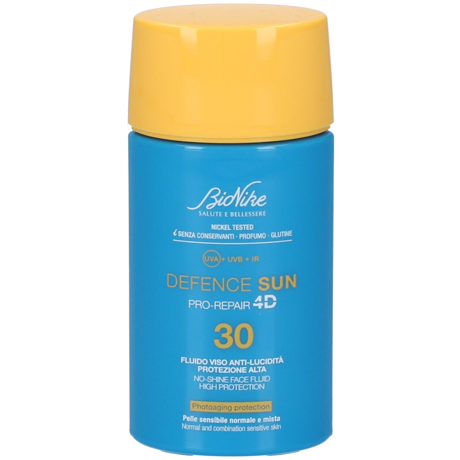 BioNike Defence Sun Pro-Repair 4D SPF 30 Fluido Viso Anti-Lucidità 50ml 