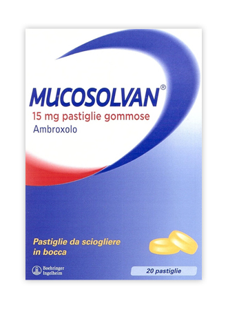 Mucosolvan 15mg Ambroxolo 20 Pastiglie Gommose