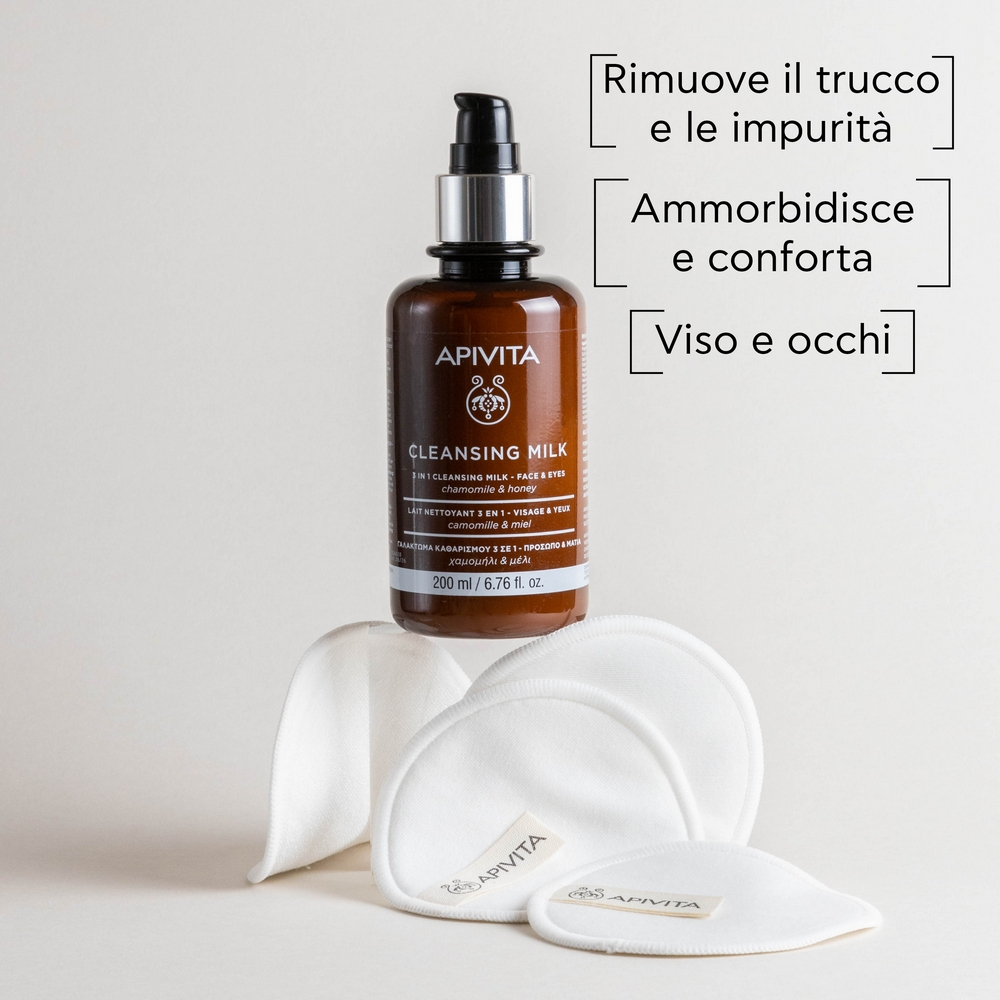 APIVITA Latte Detergente 3in1 – Viso & Occhi 200ML