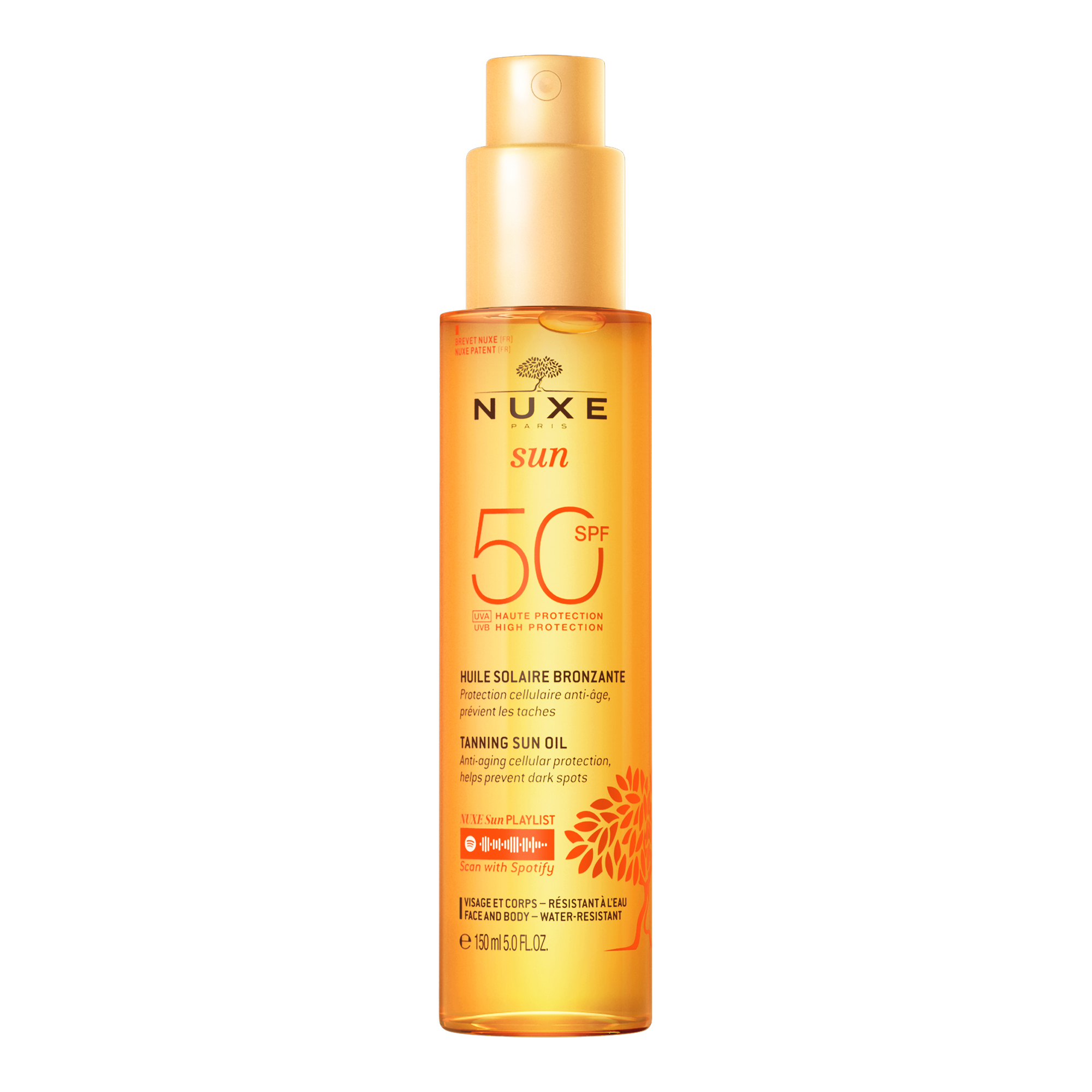 Nuxe - Sun - Olio Solare SPF50 Viso E Corpo 150 ml