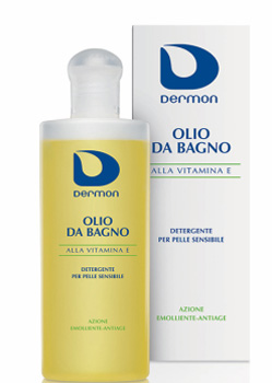 Dermon Olio Doccia Detergente Vitamina E Corpo Capelli 200 ml