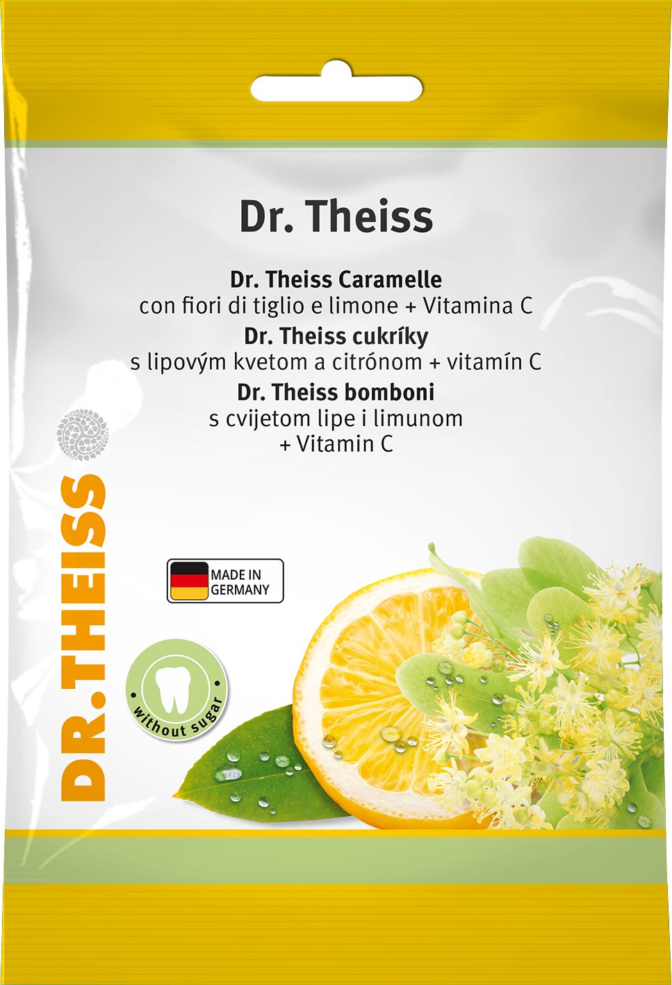 Dr Theiss - Caramelle Con Fiori Di Tiglio E Limone + Vitamina C 75 g