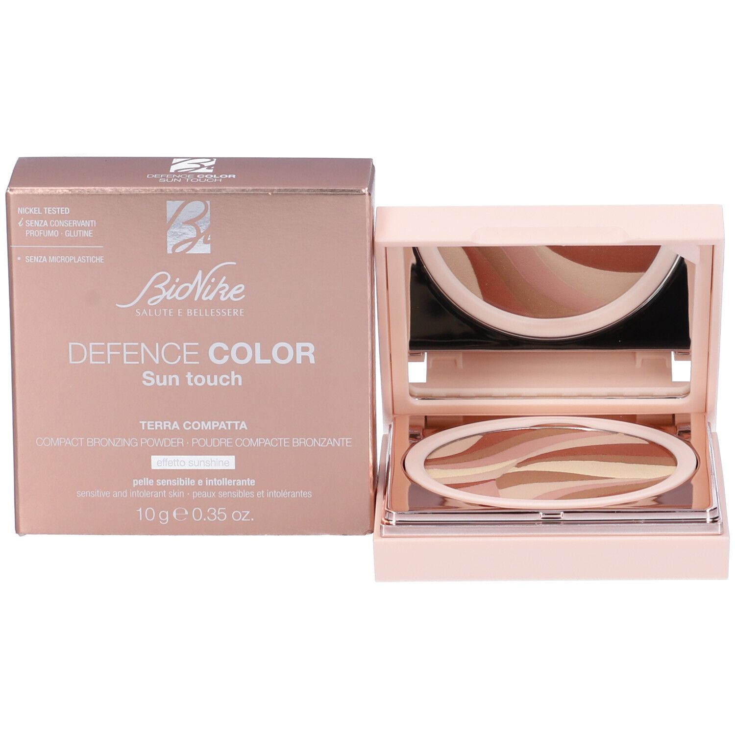 Bionike Defence Color Sun Touch Terra Compatta Colore 206 Mosaique