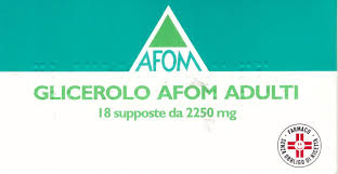 Glicerolo Afom Adulti 2250mg 18 Supposte