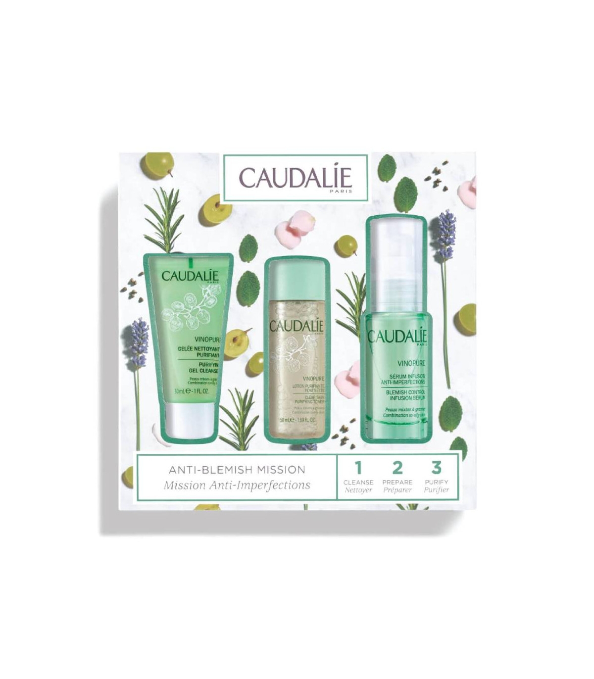 CAUDALIE COFANETTO VINOPURE + 2 REGAL