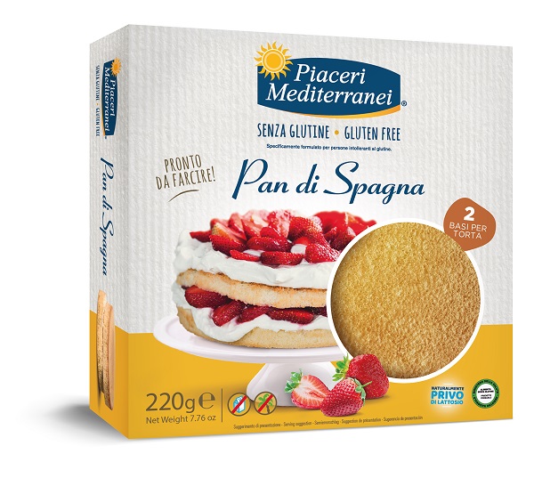 PIACERI MEDITERRANEI Pan di Spagna 200g