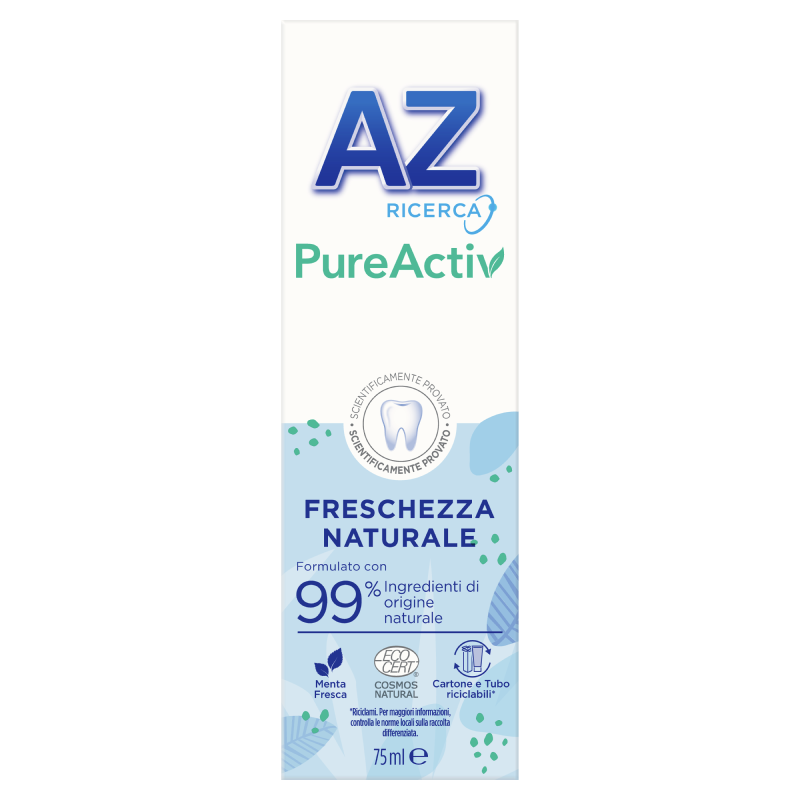 AZ Dentifricio PureActiv Freschezza Naturale 75 ml