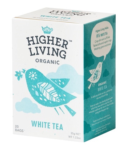 White Tea infuso biologico di The Bianco 20 filtri