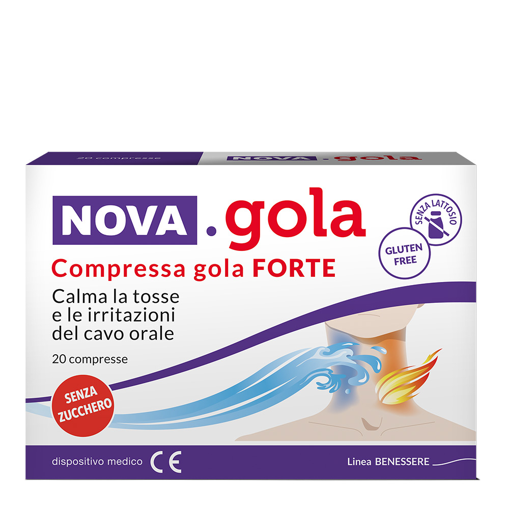 Nova Gola Compresse Gola Forte 20 Compresse