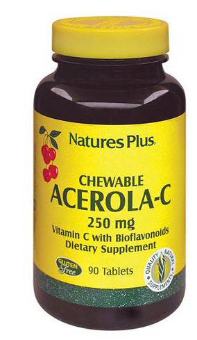 Nature's Plus Acerola C 250 Integratore di Vitamina C