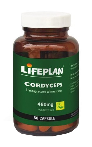 Lifeplan Cordyceps Integratore Azione tonica, Adattogena e Immunostimolante 60 Capsule