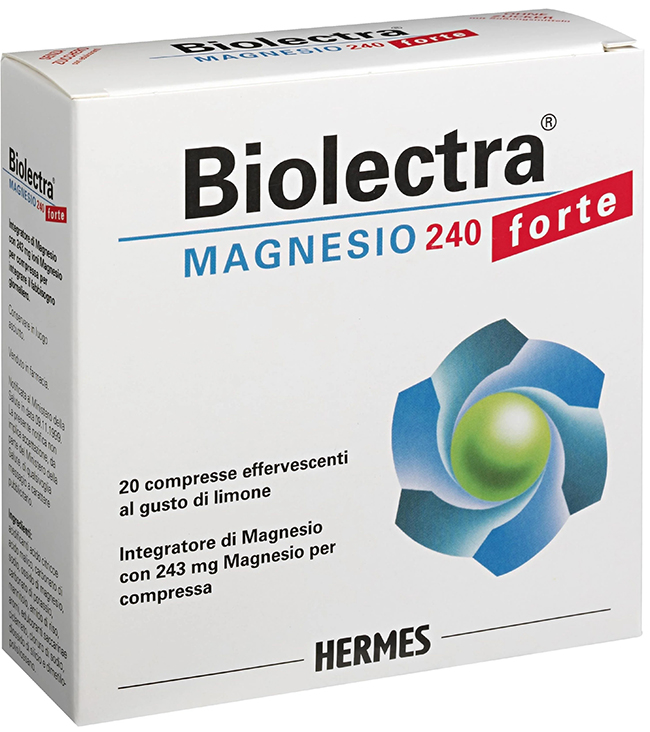 Biolectra Magnesio Forte Integratore  20 Compresse