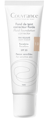 Avène Couvrance Fondotinta Correttore Fluido 01 Porcellana 30 ml