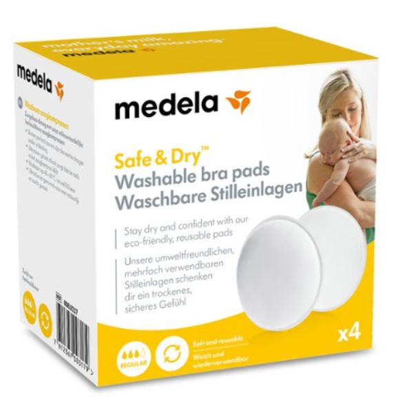 Medela 4 coppette assorbilatte lavabili