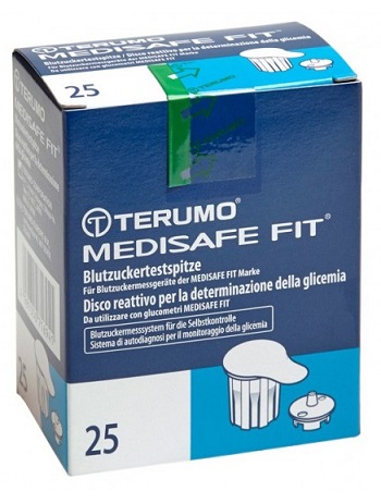 Terumo Medisafe Fit Disco Reattivo Misurazione Glicemia 25 Pezzi