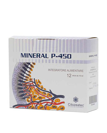 Mineral P 450 integratore alimentare di potassio e magnesio 12 stick