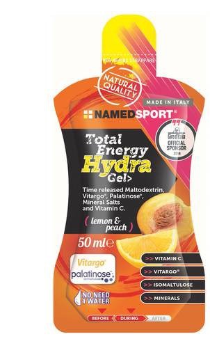 Named Sport - Total Energy Hydra Gel - Lemon & Peach - 50 ml