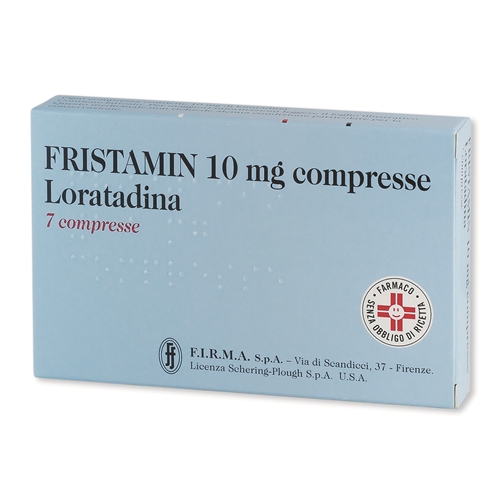 Fristamin 10 mg Loratadina 7 Compresse