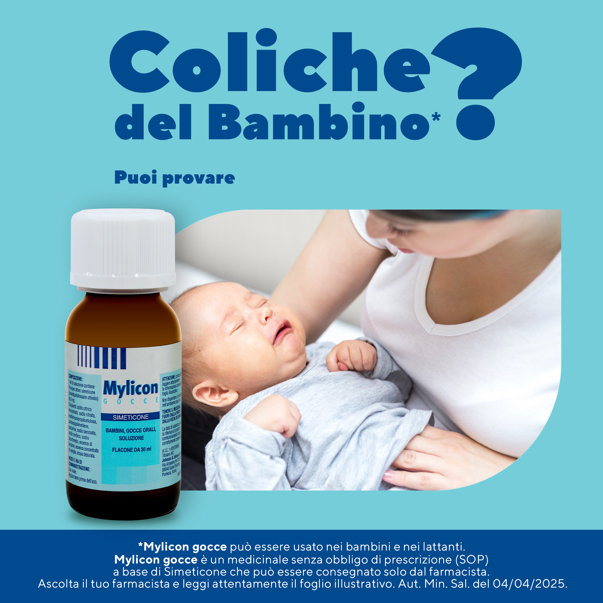 Mylicon - Gocce per bambini contro il meteorismo - 30 mL