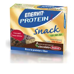 Enervit Protein Snack Cioccolato Fondente 8 Barrette