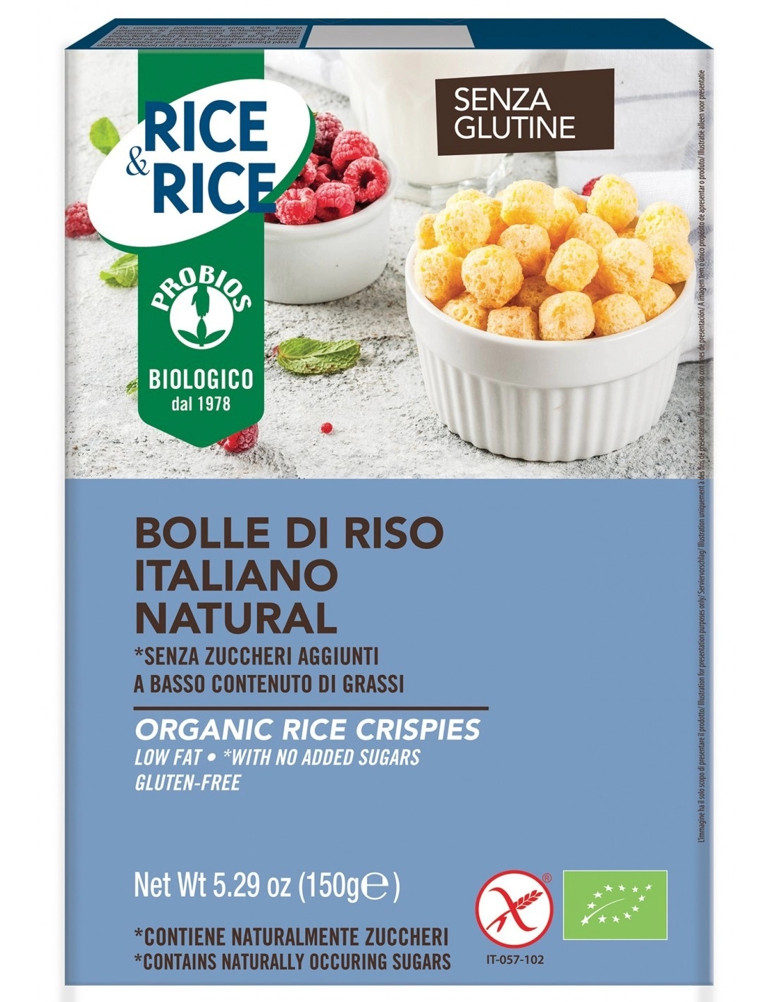 R&R BOLLE RISO NATURALE 150G