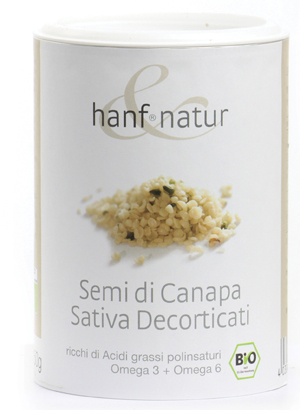 HANF NATUR CANAPA SATIVA SEMI DECORTICATI BIO 150 G