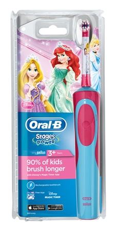 Oral-B Vitality Stages Power Spazzolino Elettrico Bambina Principesse Disney