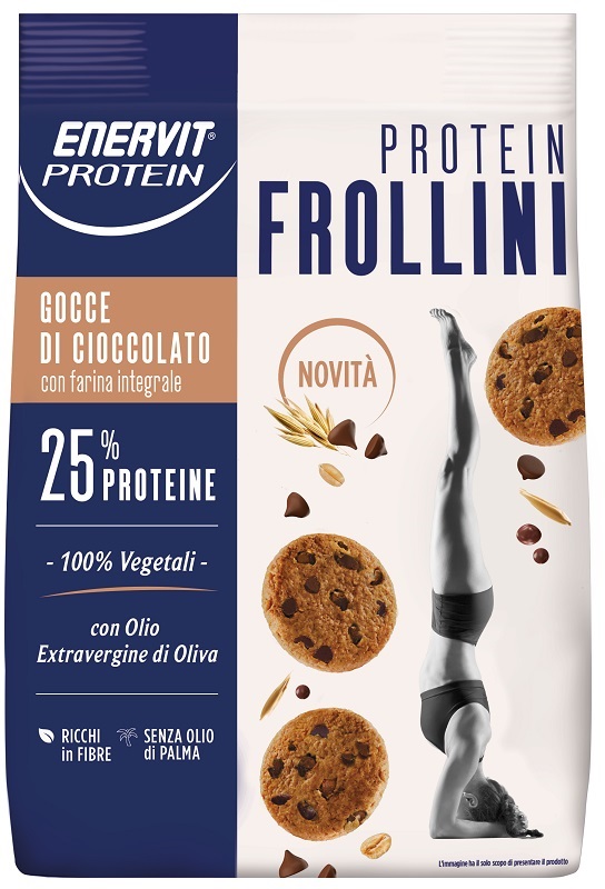 ENERVIT Protein Frollini Gocce Ciocc.200g