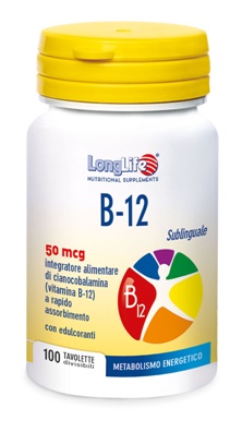 Longlife B12 Integratore Metabolismo Energetico 100 Tavolette