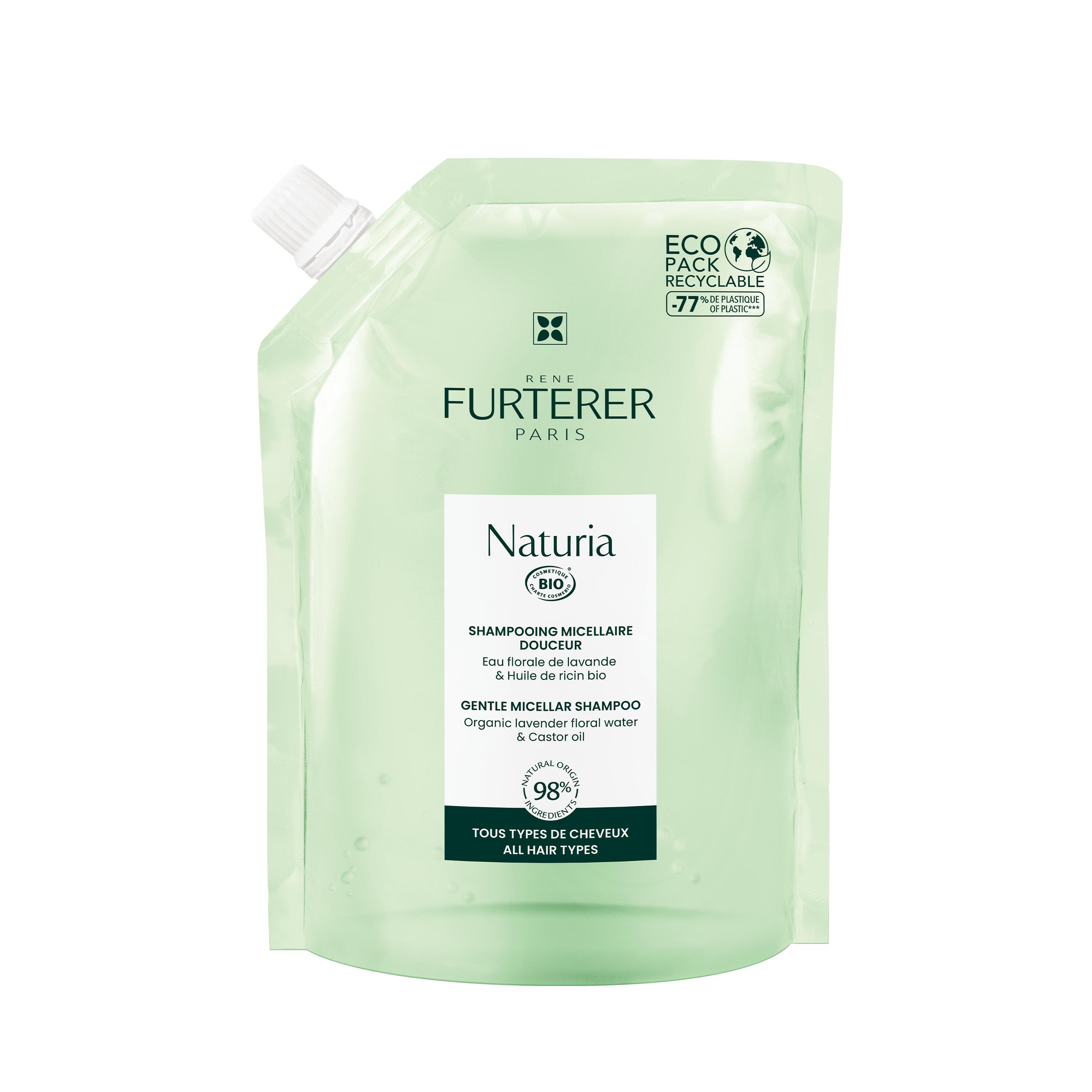 René Furterer Naturia - Shampoo Micellare Delicato Eco-Ricarica 400 ml