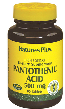 Nature's Plus Acido Pantotenico Mg 500 Integratore Vitaminico