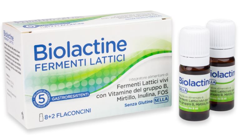 Biolactine 5 Miliardi Integratore Di Fermenti Lattici 10 Flaconcini 