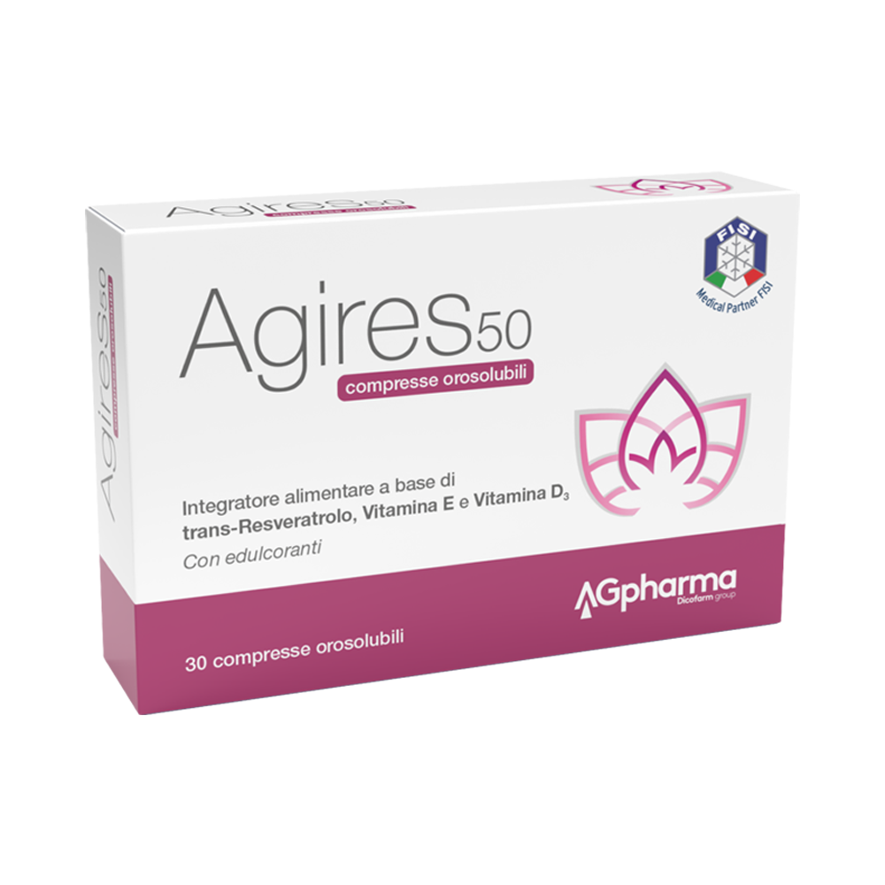 Ag-Res 50 Integratore Menopausa 30 Compresse Orosolubili