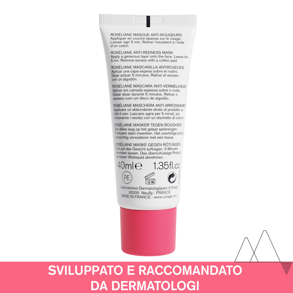 Uriage Roséliane Maschera Anti-rossore Lenitiva Viso 40 ml