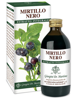 Dr. Giorgini Mirtillo Nero Estratto Integrale Integratore Drenante 200 ml