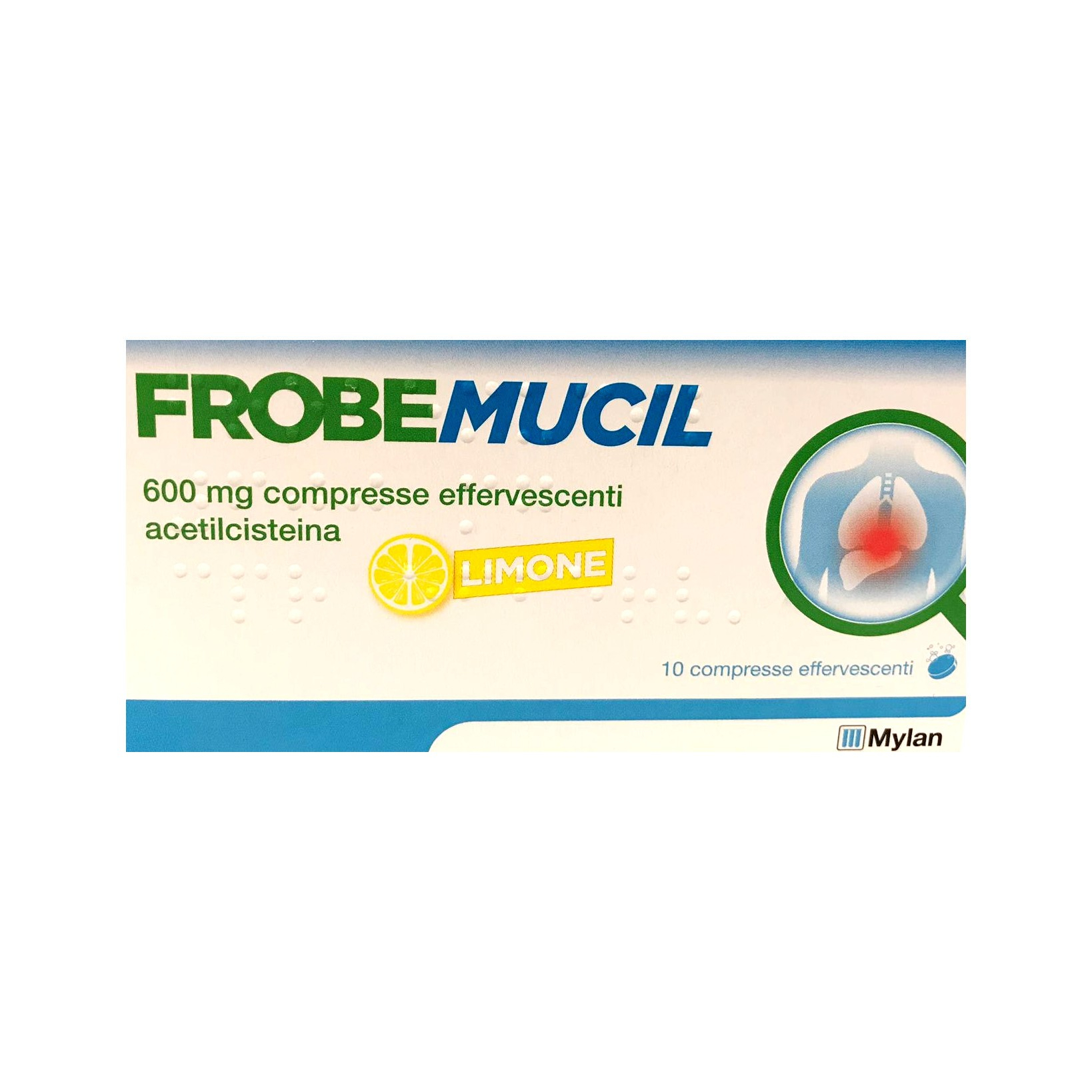 Frobemucil 600mg Limone 10 compresse effervescenti