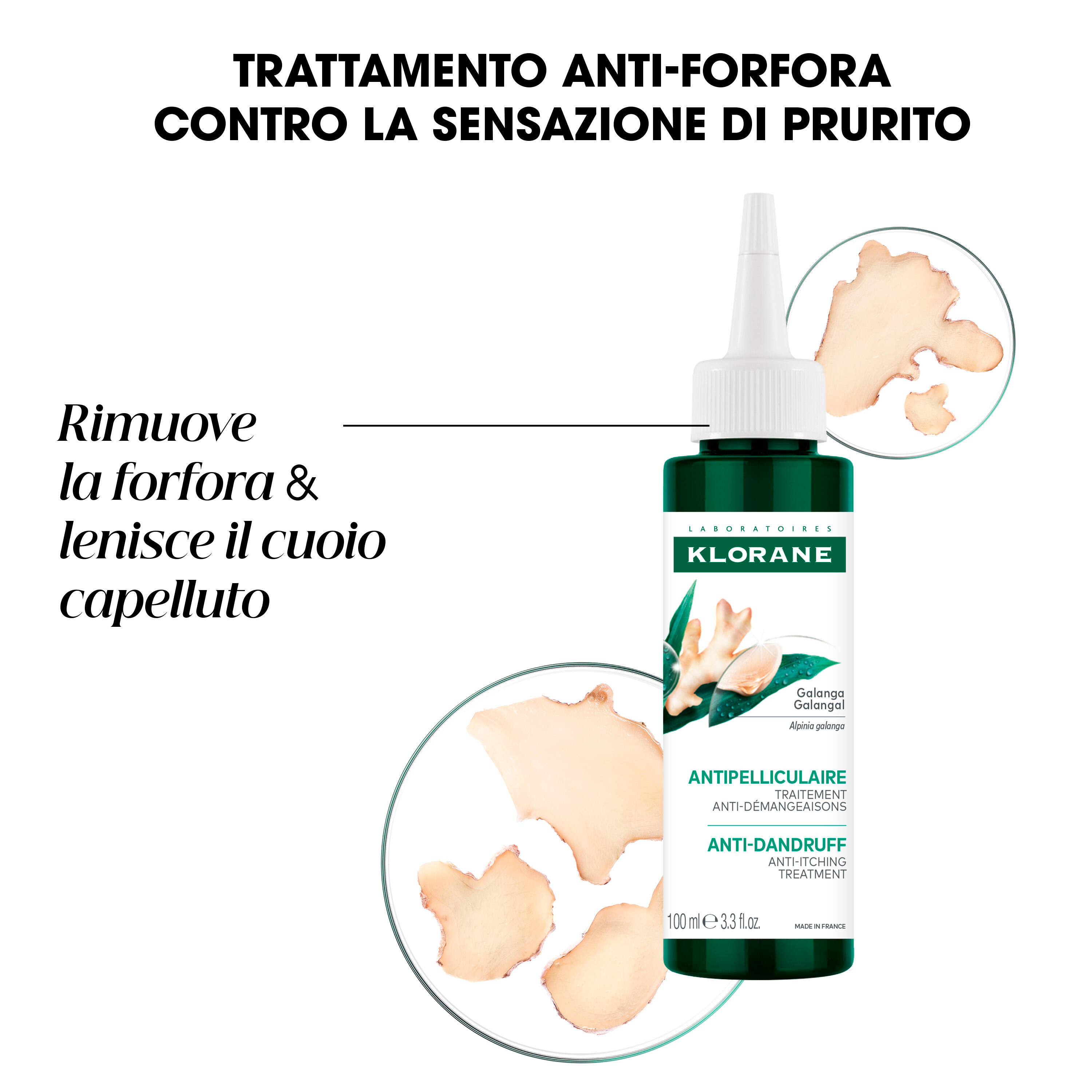 Klorane - Trattamento Anti-Forfora E Anti-Prurito Alla Galanga 100 ml