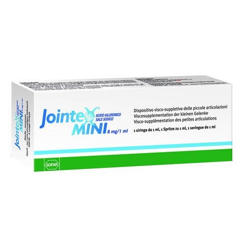 Jointex Mini - Siringa intra-articolare a base di Acido Ialuronico 0,8% - 8 mg - 1 ml