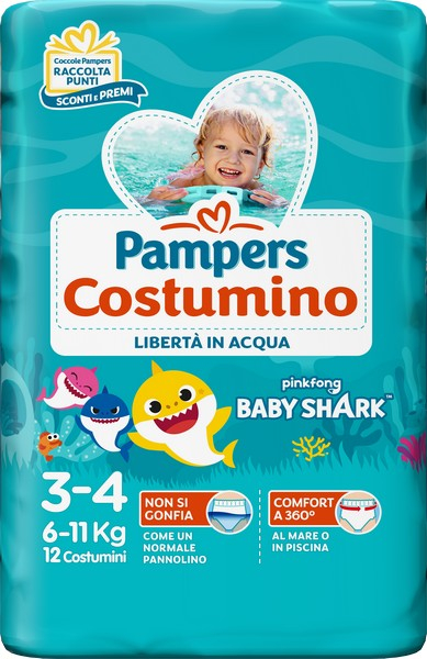 Pampers Il Costumino taglia 3 Midi (6-11 kg) - 12 pannolini