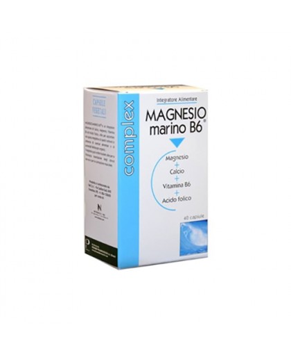 Magnesio Marino B6 Integratore 40 Capsule