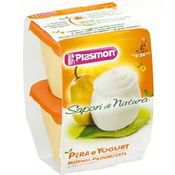 PLASMON SAPORI DI NATURA OMOG YOGURT PERA 120GX2