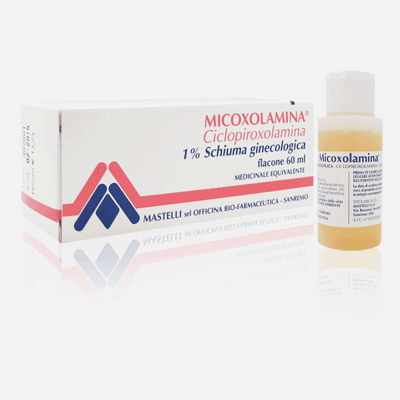 Micoxolamina Schiuma Ginecologica 1% Ciclopiroxolamina 60 ml