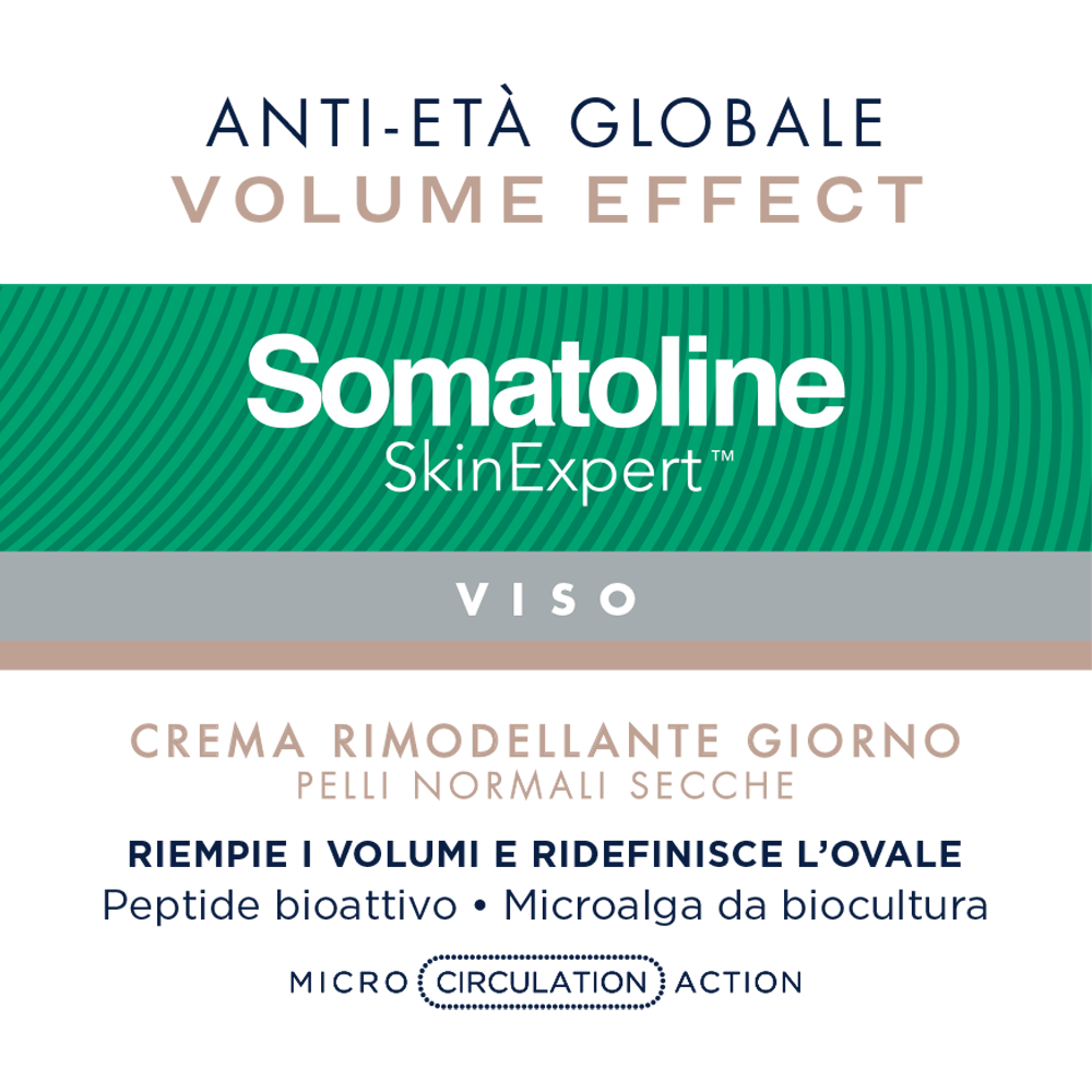 Somatoline SkinExpert, Volume Effect Crema Viso Giorno, Trattamento Viso   Anti-età,  Biopeptidi   50ml