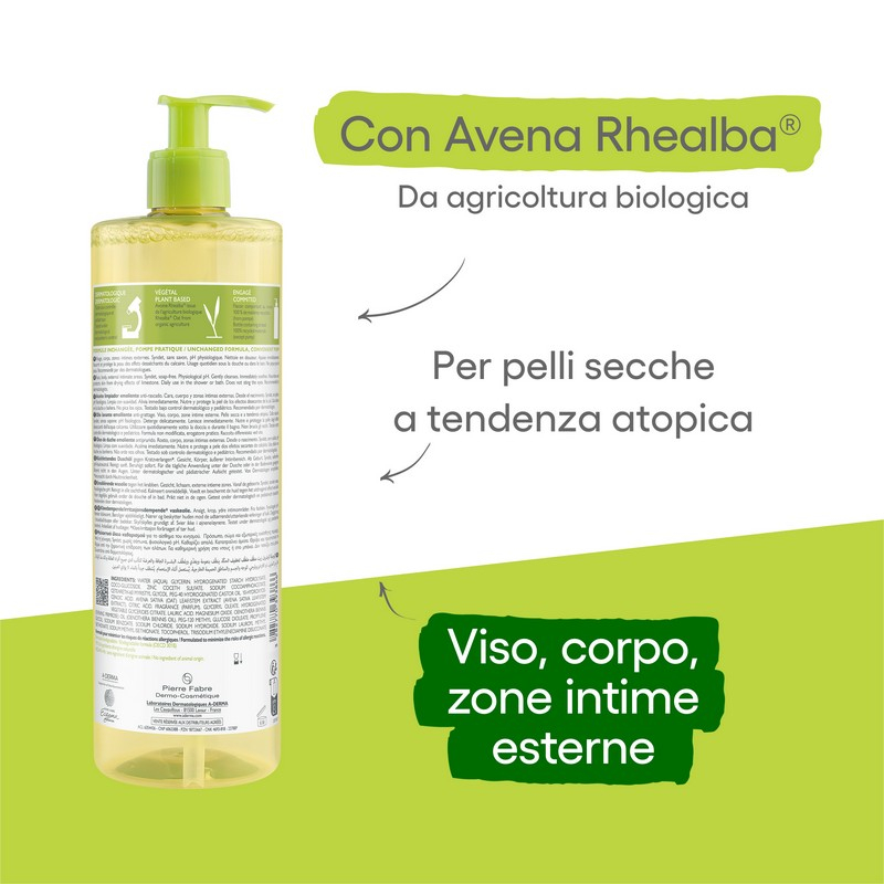 A-Derma Exomega Control Olio lavante emolliente  “anti-grattage”, pelle secca a tendenza atopica, 750ml  