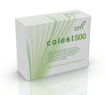 Colest 500 - Integratore per il colesterolo - 60 capsule