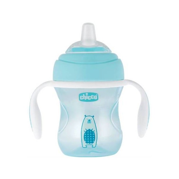 Chicco Tazza Transition Cup 4m+ 266 ml Azzurro