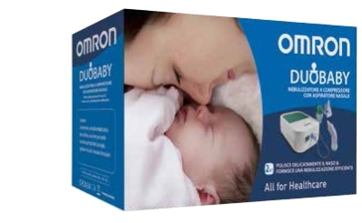 OMRON DUOBABY Nebulizzatore a compressione con aspiratore nasale