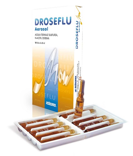 Droseflu Aerosol Acqua Termale Sulfurea 10 Fiale 2 ml
